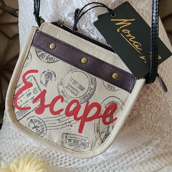NEW NWT MONA B. ESCAPE ZIP  BAG - Picture 10 of 16